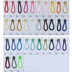 10 미터 2mm 3 주식 트위스트 코튼 나일론 코드 다채로운 DIY 공예 꼰 장식 로프 Drawstring 벨트 액세서리, 01 18 Brown