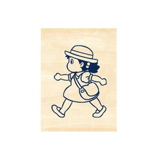 莫莫日貨 2023 日本製 BEVERLY x 宮崎駿 龍貓聯名橡皮章 小梅款 手帳裝飾必備, 1個