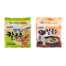 농심 건면 칼국수 반반 세트 (멸치칼국수5 + 후루룩칼국수4)