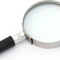 권사장 손잡이 돋보기 4배율 독서돋보기