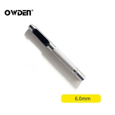 OWDEN 가죽 구멍 펀치 중공 라운드 홀 세트 도구 벨트 1mm-20mm, 25 6mm