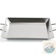 나미상점 인덕션겸용 스텐 사각볶음팬 소 볶음판 철판구이팬 볶음밥철판