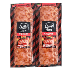 동원 그릴리 직화델리햄-아이스팩+보냉팩 포장, 300g, 2개