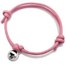아츠플로우 녹슬지 않는 써지컬방울 고양이 강아지 목걸이, 1개, 02.베리핑크줄