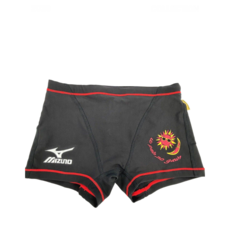 미즈노 남성 썬블랙 숏사각 수영 팬츠 N2XB406396