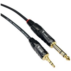 YC SOUND 手工隔離線 6.3轉3.5mm 音訊線 TRS平衡錄音線 低噪專業音源線, M102-8-B-5,300cm