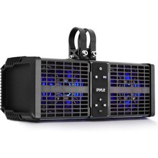 파일 11인치 ATVUTV 사운드바 방수 블루투스 UTV 스피커 내장 클래스 D 앰프 2방향 시스템 LED 조명 AUX 입력 RCA 출력 오프로드 ATV 사운드, V2 - 11" 4 Speaker