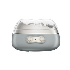 Cooyee M8 兒童成人四合一電動指甲剪，安全修剪，低噪音，指甲拋光，全家適用, 灰色, 1個