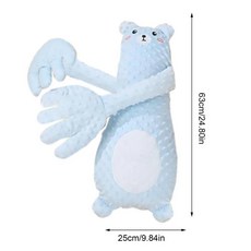 수면용 패터 깜짝 방지 수면 보조 동반자 자동 손바닥 두드리는 베개, 2. Blue