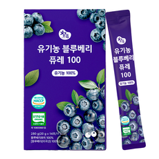 유기농 블루베리 퓨레 100 14포, 1개, 20g