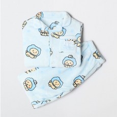 스파오키즈잠옷 수면 극세사 겨울 망그러진곰 파자마 망곰 라이트블루