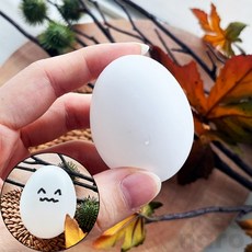 새나로 모형 조류알 계란 미니어처, 1개