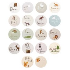 디데이달력 원목디데이달력 사진 촬영용 이정표 번호 월별 기념 카드 소품 액세서리 성장 기념일, 1개