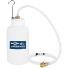 퍼스트인포 33 온스1리터 용량 브레이크 서비스 플루이드 블리더 병수신기 역류 방지 체크 밸브 + 고리 고정, FIRSTINFO 브레이크 서비스 브레이크액 블리더 보, 1개, 1L