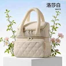 DFMEI 新爆款背奶包媽咪儲奶冰包雙層母乳保鮮包奶瓶保溫媽咪包, 洛沙白