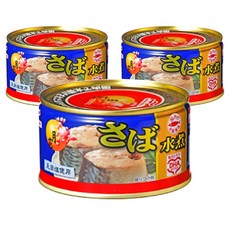 마루하니치로 츠키하나 삶은 고등어 통조림, 200g, 3개