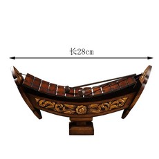 가부르 태국 전통 나무 티크우드 22cm 음표 악기 인치 노트, A. 길이 28cm