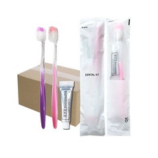 일회용칫솔 세면도구세트 칫솔치약세트 100개 호텔 어메니티, 5g