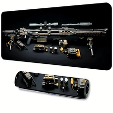 멋진 오렌지 Gungear 마우스 패드 대형 확장 게임용 미끄럼 방지 고무 40X90CM Esports 데스크 매트 LockEd, 02 300x600x2mm, 04 4