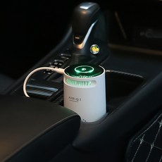 에어큐원 냄새제거 헤파필터 미니 차량용 공기청정기, 단품, 단품, 단품