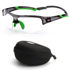 BLUE CUT 스포츠 안전 고글 교체 가능한 선 렌즈 안티 포그 자외선 차단 실내 야외 피클볼 사이클링 농구