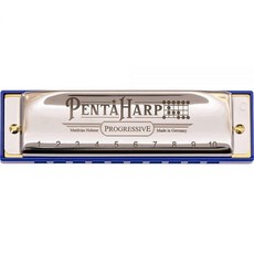 HOHNER Pentaharp Harmonica Key of Low F Minor 스테인리스 스틸 (M21BX-FLM)_133683, 로우 F 마이너_133683