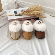 아동 퍼슬리퍼 스웨이드 털신 키즈 겨울 방한 실내화 zli+68401yv