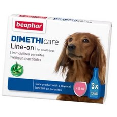 Beaphar 樂透滴靈靈 天然蘆薈配方 貓用/小型犬/中大型犬滴劑, 1個, 【滴靈靈】小型犬用1盒/1.5ml*3管, 1.5ml*3管