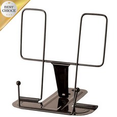 [정품] 하이타이드 철제 독서대 펜코 휴대용 접이식 북스탠드, 블랙