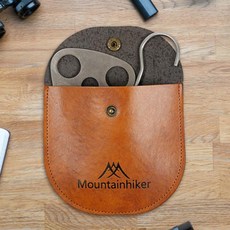 가죽 보관 가방이있는 야외 삼각대 걸이 캠핑 삼각대 교수형 냄비 브래킷 길이 조정 가능한 체인 하이킹 Bu, As Shown, 1개