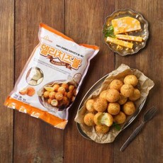 델리 치즈볼 900g 냉동 간편 홈카페 베이커리 간식 디저트, 델리 불닭치즈볼 900g, 1