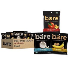 Bare 구운 크런치 코코넛 76.5g2.7온스 6팩 192087, 멀티 과일, 16 Count (Pack of 1), 76.5g