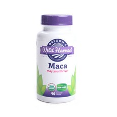 OREGON'S Wild Harvest 瑪卡素食補充膠囊, 1個, 90 件