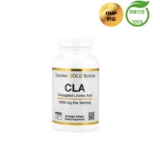 캘리포니아골드뉴트리션 CLA 클라리놀 복합 리놀레산 1000mg 소프트젤 90정, 1개