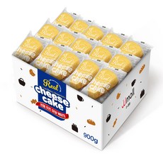 리얼 한입 치즈케이크 미니 대용량 아침 식사대용 빵, 1박스, 900g