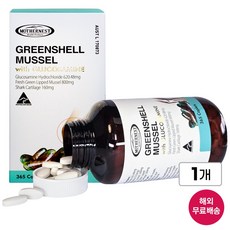[호주] 마더네스트 초록입 홍합 (뉴질랜드산 원료) 글루코사민 1500mg 365정 관절 건강 본사 정품 (26년 12월), 1개, 365
