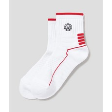 빈폴 액세서리 여성 바닥 메쉬 미들삭스 - 레드