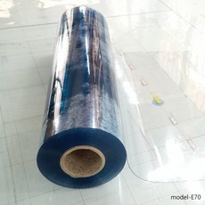 m단위판매 - PVC연질비닐 청투명 두께1mm 폭70cm (모델E70) 책상 식탁 투명매트 바닥보호 방풍방수, 1개