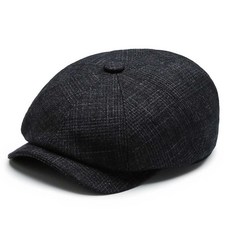 남자 베레모 가을 겨울 신사 모자 중년 남성 아빠 선물, 1개