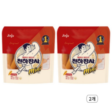 천하장사 오리지날 미니 간식 소시지, 400g, 2개