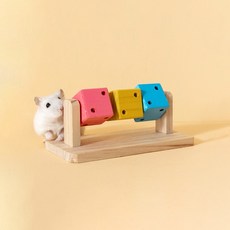 카르노 랜보어 파스텔우드 햄스터 큐브, 혼합색상, 1개