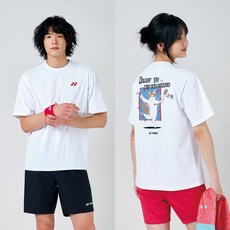 요넥스 251TS050U 배드민턴 공용 오버핏 반팔 티셔츠