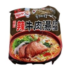 韓寶 Komosa 辣牛肉湯麵 韓國泡麵 單包, 1個