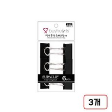 바이하츠)팬시슈파크립 블랙, 대(6입/N3158700) 3개