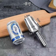 不鏽鋼鏟 多用途鏟子, 1個, 加厚迷你號8寸 圓底約50克