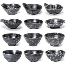 멜라민 그릇세트 레트로 대리석 찻잔 창의적인 화로용 식기세트 홈세트 업소용 식기 조리용품, 1개, 동일 구성, A68