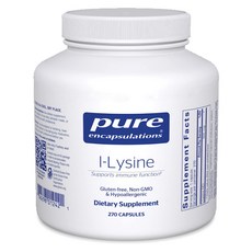퓨어인캡슐레이션 엘리신 엘 라이신 리신 Lysine Lys 270캡슐, x, 1개, 270정
