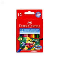 해소미 파버카스텔 미니 수채색연필 12색 손에안묻는색연필