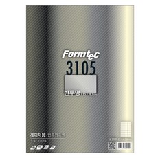 폼텍 LC-3105반투명 라벨 레이저 전용(21단 10매), LC-3105 (M158110), 폼텍 라벨 용지