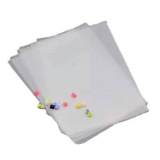 褲公主 拼豆豆工具套裝：拼豆針、筆、助燙片、熨燙紙、豆勺 兒童DIY益智玩具, 透明 助燙紙3張, 1套